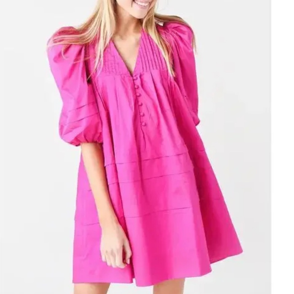 Hunter Bell Jenkins dress hot pink